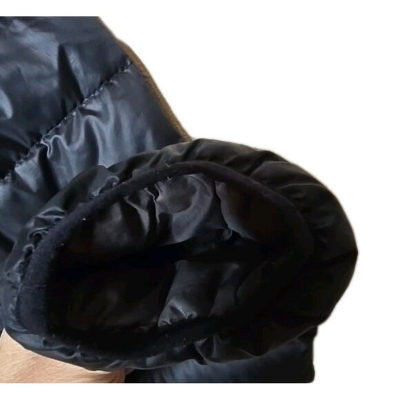 Orage Women's Black Quilted Puffer Down Coat Full Zip Size Small Packable t5 - Picture 6 of 10